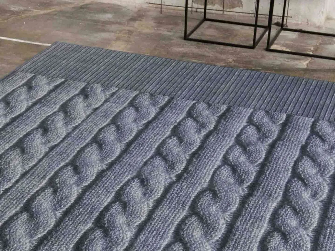 Tappeto grigio perla Pullover di Besana Moquette