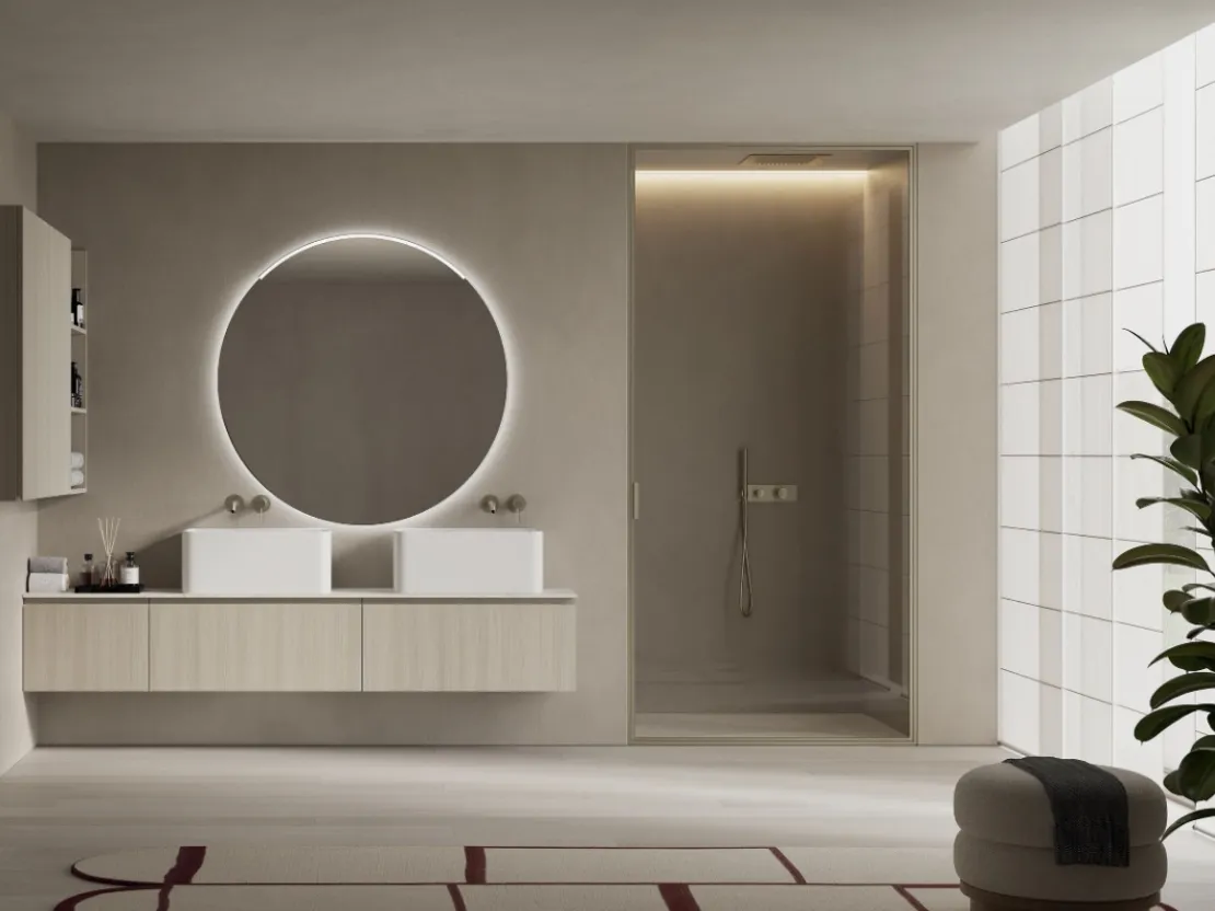 Mobile da Bagno sospeso INK NK005 di Compab