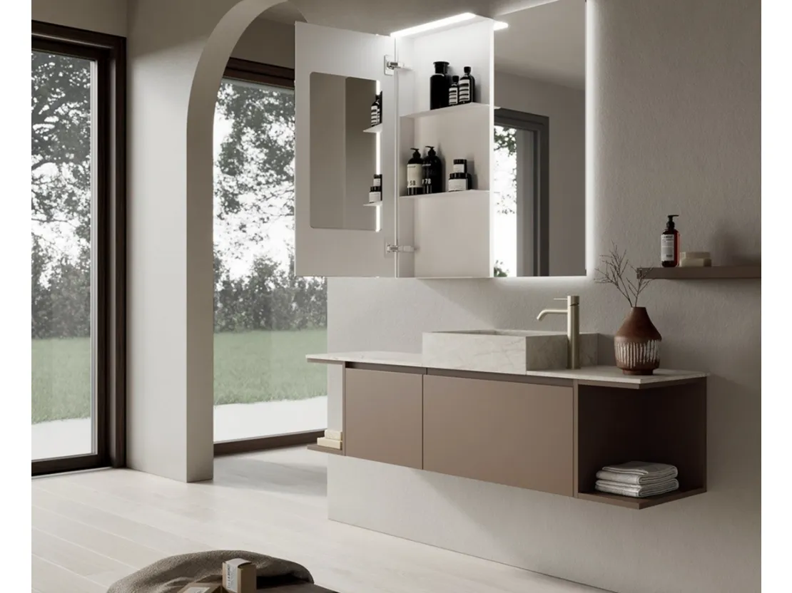 Mobile da Bagno sospeso INK NK006 di Compab