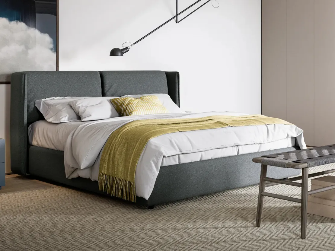Letto Nest con box contenitore di Dielle Modus