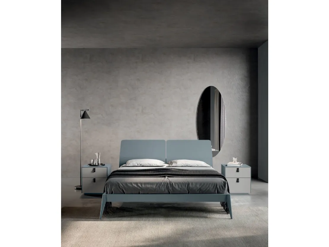 Letto Ofelia laccato opaco di Orme