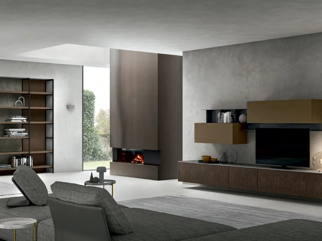Parete Attrezzata Living Asia di Arredo3
