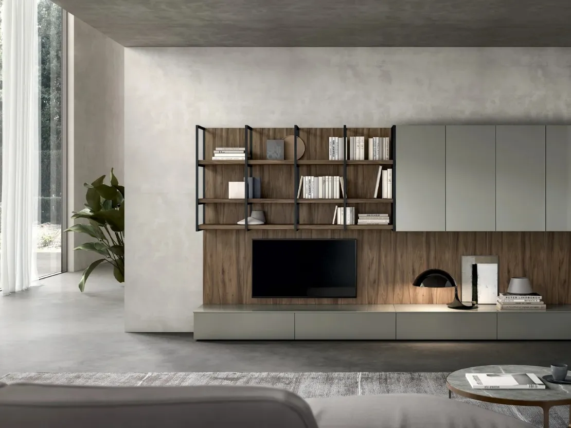 Parete Attrezzata Living Time di Arredo3