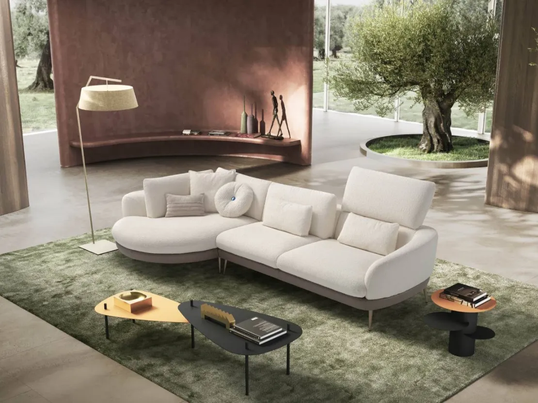 Divano con penisola Looming di Egoitaliano