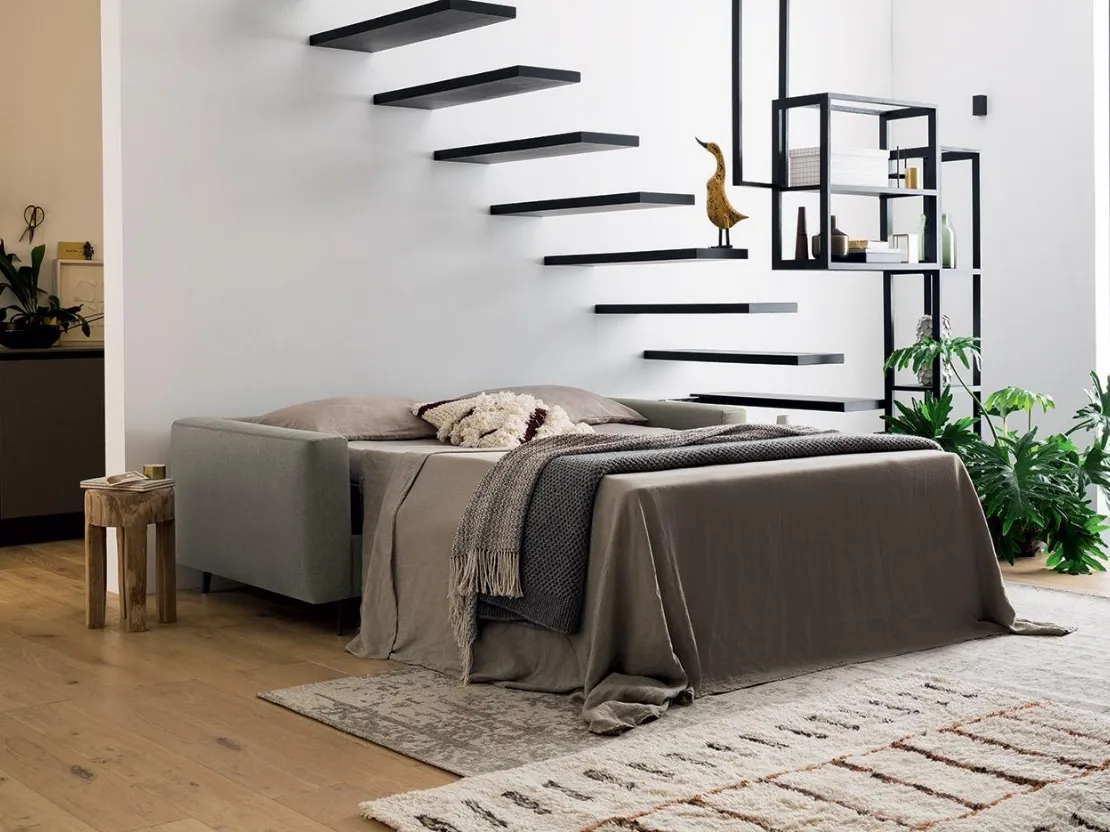Divano Letto in tessuto Regis di Felis