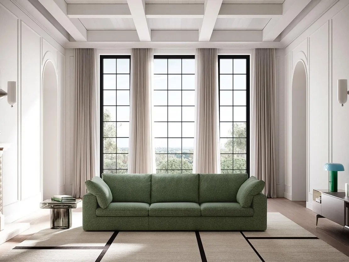 Divano lineare Superneutro di Felis