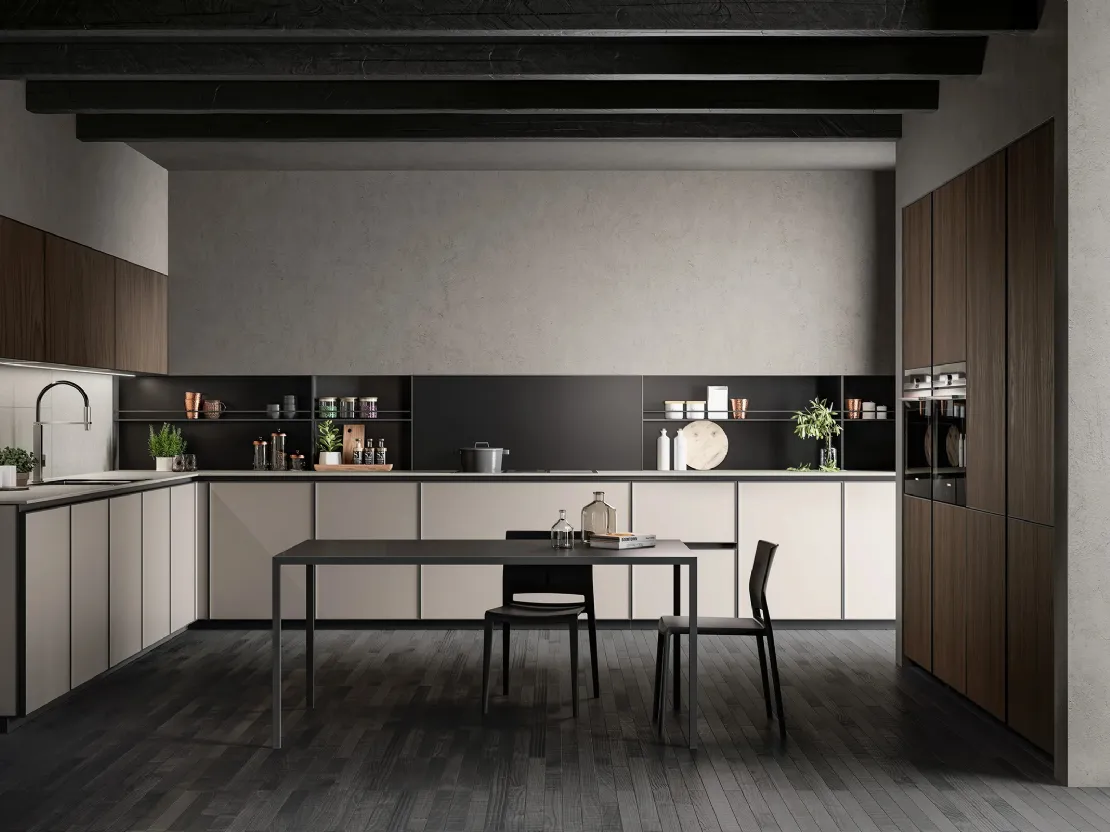 Cucina Moderna Kronos 04 angolare di Arredo3